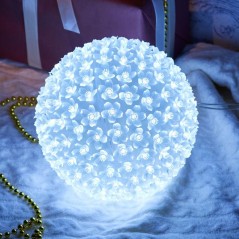 Фигура светодиодная "Шар светодиодный" d20см 200LED бел. 16Вт 230В IP20 Neon-Night 501-606