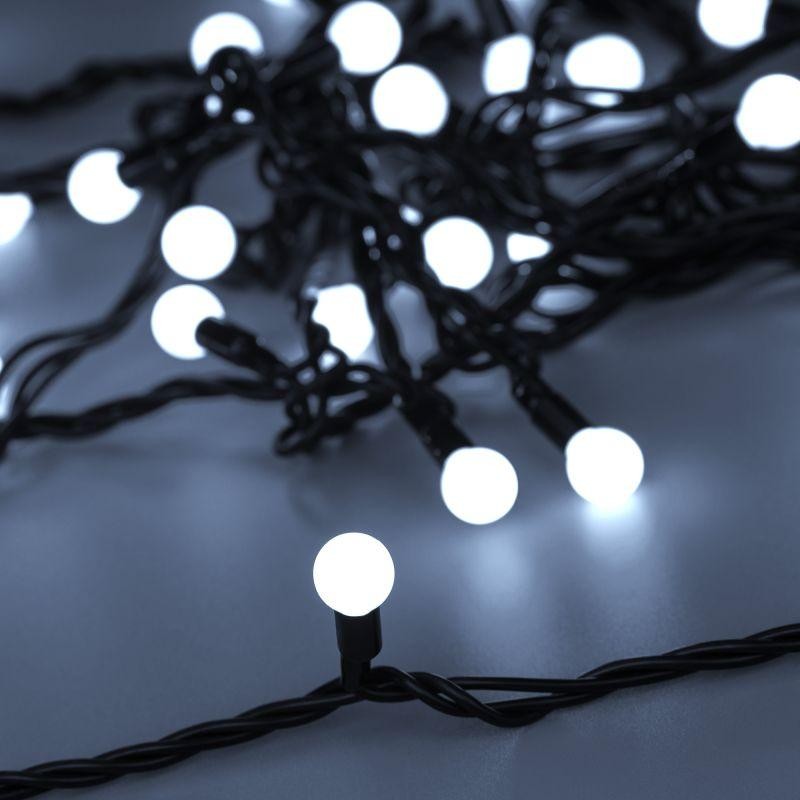 Гирлянда светодиодная ARD-BALL-CLASSIC-D13-10000-BLACK-100LED WHITE (230В 7Вт) (IP65) Ardecoled 025571 Гирлянда светодиодная ARD-BALL-CLASSIC-D13-10000-BLACK-100LED WHITE (230В 7Вт) (IP65) Ardecoled 025571