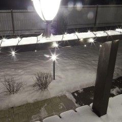 Гирлянда светодиодная "Твинкл Лайт" 10м 100LED тепл. бел. 10Вт 220-240В IP65 с контроллером 8 режимов провод ПВХ черн. Neon-Nigh