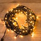 Гирлянда светодиодная "Твинкл Лайт" 10м 100LED тепл. бел. 10Вт 220-240В IP65 с контроллером 8 режимов провод ПВХ черн. Neon-Nigh