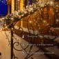 Гирлянда светодиодная "Нить" 10м 100LED тепл. бел. 12Вт 24В IP65 постоян. свечение провод ПВХ черн. Neon-Night 305-146