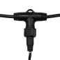 Гирлянда светодиодная "LED ClipLight" 3 нити х20м 399LED син. 25Вт 24В IP65 свечение с динамикой с трансф. Neon-Night 323-303
