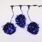 Гирлянда светодиодная "LED ClipLight" 3 нити х20м 399LED син. 25Вт 24В IP65 свечение с динамикой с трансф. Neon-Night 323-303
