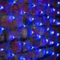 Гирлянда светодиодная "Сеть" 2х1.5м 288LED син. 24Вт 230В IP65 свечение с динамикой провод ПВХ прозр. Neon-Night 215-043