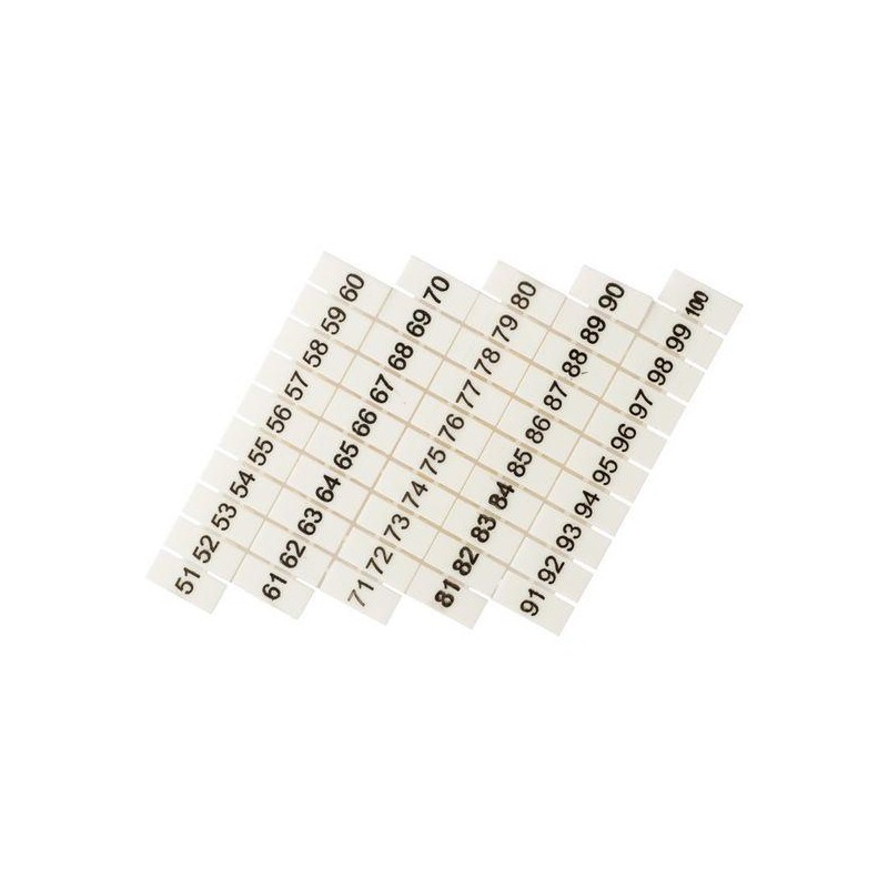 Маркеры для JXB-ST 2.5 с нумерацией 50-100 (уп.100шт) PROxima EKF zb-st-2.5-50-100 Маркеры для JXB-ST 2.5 с нумерацией 50-100 (уп.100шт) PROxima EKF zb-st-2.5-50-100