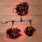 Гирлянда светодиодная "LED ClipLight" 3 нити х20м 399LED красн. 25Вт 24В IP65 свечение с динамикой с трансф. Neon-Night 323-302