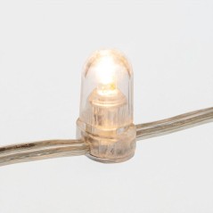 Гирлянда светодиодная "LED ClipLight" шаг 15см 665LED тепл. бел. 80Вт 12В IP65 провод ПВХ прозр. (уп.100м) Neon-Night 325-156