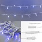 Гирлянда светодиодная "Нить" 10м 100LED син. 10Вт 230В IP65 эффект мерцания провод ПВХ бел. (нужен шнур питания 303-500-1) Neon-