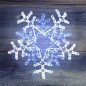 Фигура светодиодная "Снежинка" 60х60см 360LED бел./син. 50Вт 220-240В IP65 с контроллером Neon-Night 501-531