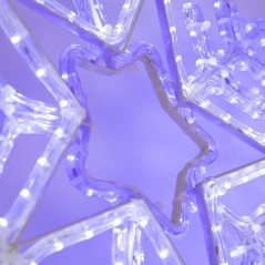 Фигура светодиодная "Снежинка" 60х60см 360LED бел./син. 50Вт 220-240В IP65 с контроллером Neon-Night 501-531