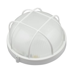 Светильник светодиодный ULW-K22A 8W/6000K IP54 White 8Вт 6000К d188мм промышленный накладной опал. рассеив. бел. Uniel UL-000052