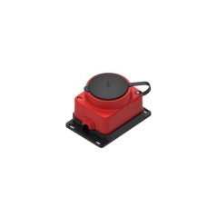 Розетка MultiSet 2К+З откр. установки 16А 250В IP44 каучук красн. SE MST4403RD