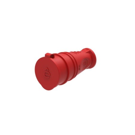 Розетка MultiSet 2К+З кабельная 16А 250В IP44 каучук красн. SE MST4402RD