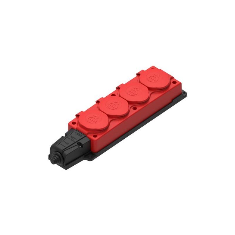Колодка удлинителя 4-м MultiSet 2К+З 16А 250В IP44 каучук красн. SE MST4124RD Колодка удлинителя 4-м MultiSet 2К+З 16А 250В IP44 каучук красн. SE MST4124RD