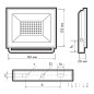 СДО-20 50w 6500K BL IP65 230V ФАZА (ФАЗА, FAZA)