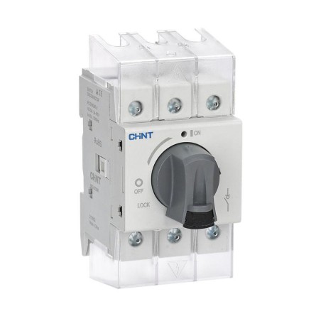 Выключатель-разъединитель реверс. NF2-80/HHRIM2 3P 80А со станд. ручкой на DIN-рейку или монтажную плату (R) CHINT 324168