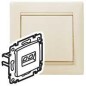 Розетка компьютерная + телефонная 2-м СП Valena RJ45 + RJ11 кат.6 UTP механизм сл. кость (DIY-упак.) Leg 695329 Розетка компьютерная + телефонная 2-м СП Valena RJ45 + RJ11 кат.6 UTP механизм сл. кость (DIY-упак.) Leg 695329