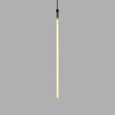Гирлянда светодиодная "Тающие сосульки" 10шт х 50см шаг 100см 600LED тепл. бел. 24В провод каучук черн. соединяется Neon-Night 2