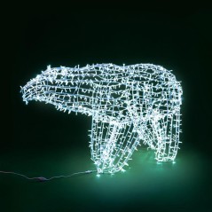 Фигура объемная "Полярный медведь" 210х10см 1500LED бел. 108Вт IP65 Neon-Night 501-231