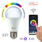 Лампа светодиодная Умная Connect 8Вт WIFI RGBW E27 EKF slwf-e27-rgbw Лампа светодиодная Умная Connect 8Вт WIFI RGBW E27 EKF slwf-e27-rgbw
