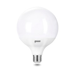 Лампа светодиодная Black 22Вт G125 шар 6500К холод. бел. E27 1900лм GAUSS 105102322