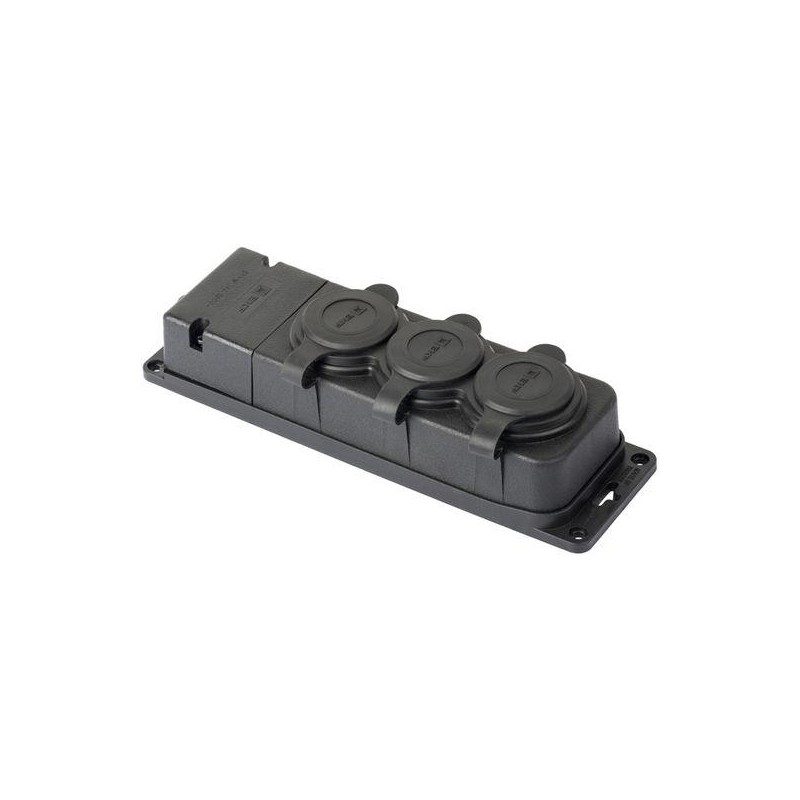 Колодка 3-м 16А IP44 2P+PE 230В с защ. крышками каучук PROxima EKF RPS-015-16-230-44-r Колодка 3-м 16А IP44 2P+PE 230В с защ. крышками каучук PROxima EKF RPS-015-16-230-44-r