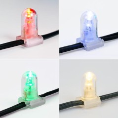 Гирлянда светодиодная "LED ClipLight" 1.5м 665LED мультиколор 80Вт 12В IP65 (уп.100м) Neon-Night 325-129