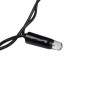 Гирлянда светодиодная "Светодиодный Дождь" 2х1.5м 300LED бел. 23Вт 230В IP65 эффект мерцания провод черн. (нужен шнур питания 30