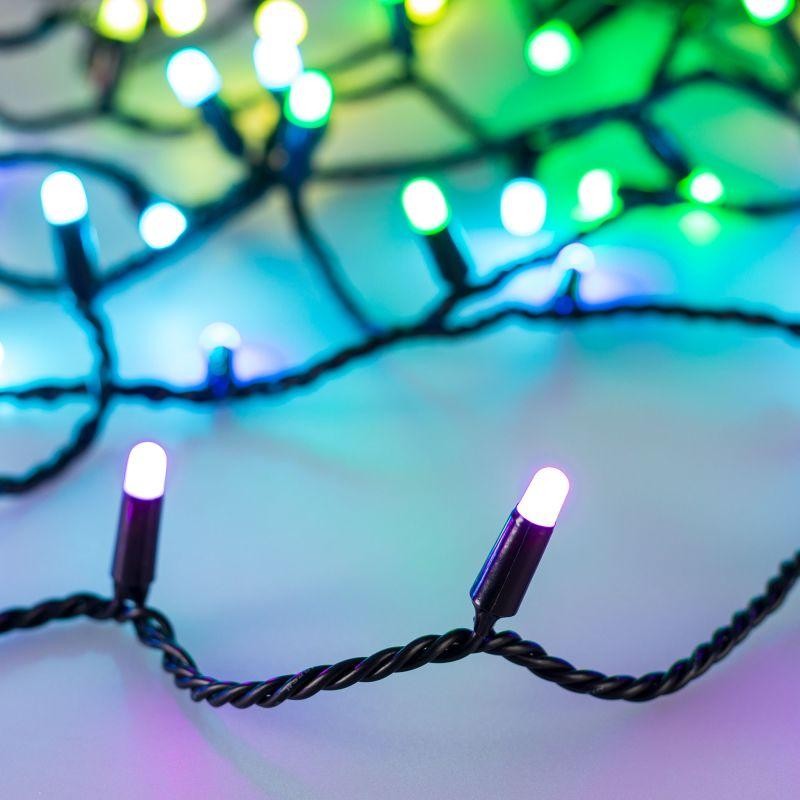 Гирлянда светодиодная ARD-STRING-CLASSIC-10000-BLACK-95LED-MILK-LIVE RGBW-DMX24V 10Вт IP65 Ardecoled 031747