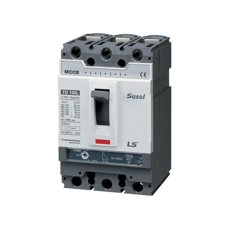 Выключатель автоматический 4п 4т 25А 50кА TD100N FMU LS Electric 103026400 Выключатель автоматический 4п 4т 25А 50кА TD100N FMU LS Electric 103026400