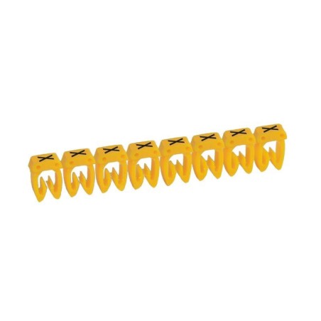 Маркер каб. 0.15-0.5кв.мм CAB3 "X" черн. на желт. фоне (уп.300шт) Leg 038133