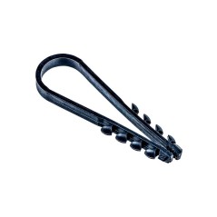 Дюбель-хомут для круглого кабеля PCD-R 19-25-65-100BL PA6.6 Jazzway (уп.100шт) 5054882