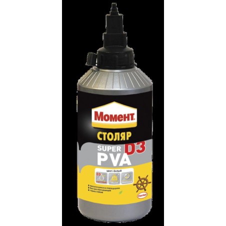 Клей "Момент Столяр Супер ПВА D3" 750г Момент Б0022993