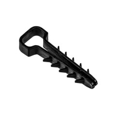 Дюбель-хомут для плоского кабеля PCD-F 05х10-45-100BL PA6.6 Jazzway (уп.100шт) 5054981