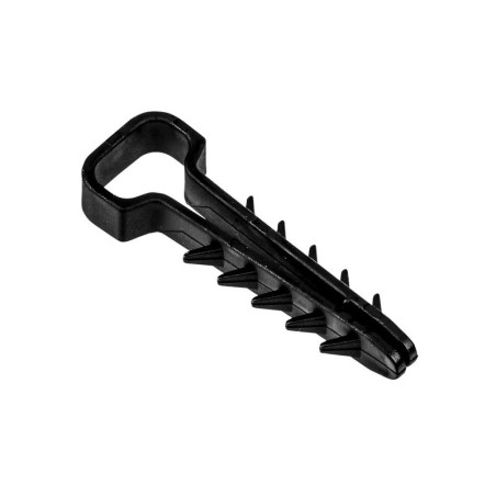 Дюбель-хомут для плоского кабеля PCD-F 05х10-45-100BL PA6.6 Jazzway (уп.100шт) 5054981