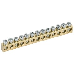 Шина нулевая сечение 6х9 13 отв. TEKFOR IEKTF-KP00D-SN-13