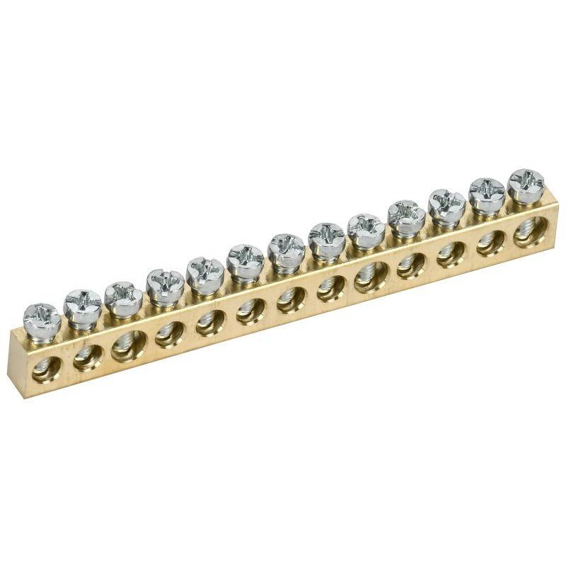 Шина нулевая сечение 6х9 13 отв. TEKFOR IEKTF-KP00D-SN-13