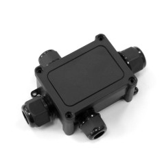 Коробка распределительная ОП 135х96х42 4-вводная IP68 ПА66 40А 450В d5-14мм черн. Промрукав Промрукав PR08.13149