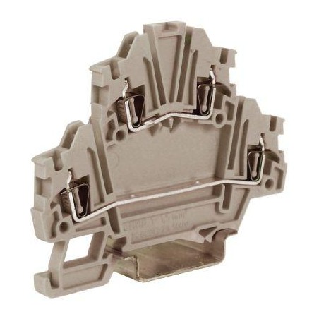 Зажим проходной HMD.1GR 1.5кв.мм сер. (уп.50шт) DKC ZHD200GR