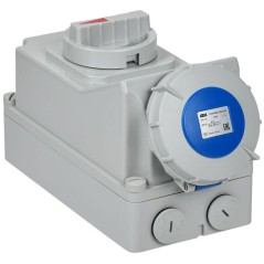 Розетка с мех. блокировкой 32А-6ч 220В 2P+PE ССИ-823 IP67 IEK PSR11-032-3-5-67