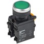 Кнопка d22мм 1НО+1НЗ с фиксацией зел. MASTER IEK MI-BT60-11T-3-21-K06