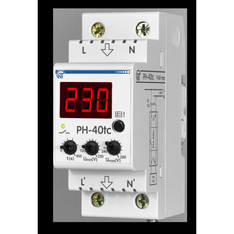 Реле напряжения РН-40tc НовАтек-Электро 3425600040tc Реле напряжения РН-40tc НовАтек-Электро 3425600040tc