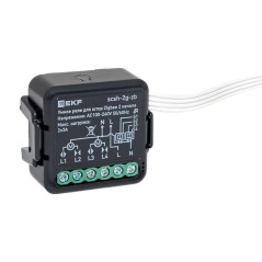 Реле для штор в подрозетник 2-канальное Умное Zigbee Connect Select EKF scsh-2g-zb