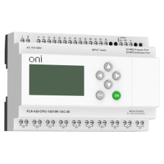 Модуль ЦПУ 14 DI 10 RO 220В AC с экраном ПЛК 430 ONI PLR-430-CPU-14D10R-1AC-00