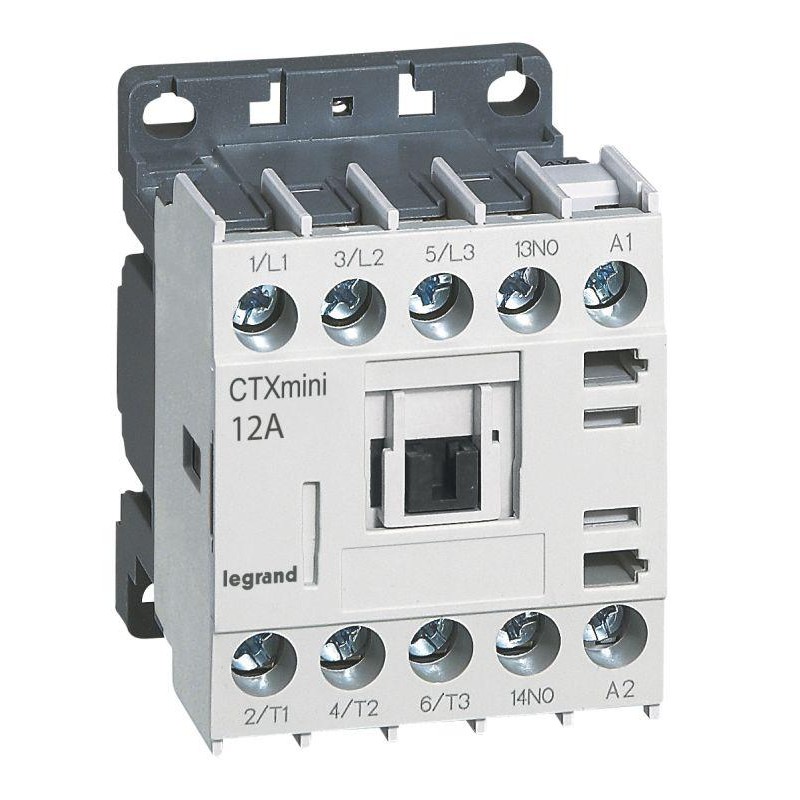 Мини-контактор CTX3 3п 12А кат. 230В AC 1НЗ Leg 417056 Мини-контактор CTX3 3п 12А кат. 230В AC 1НЗ Leg 417056