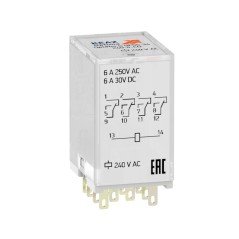 Реле промежуточное OptiRel G RP55-34-120-6-CO/TI КЭАЗ 281112