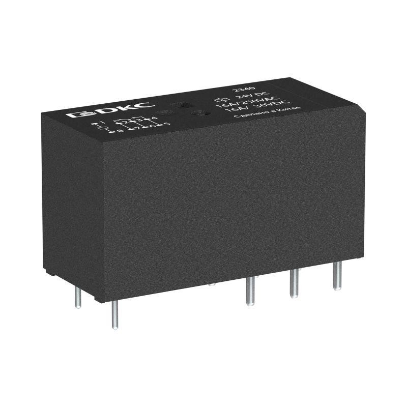 Реле миниатюрное низкопрофильное 2CO ком. ток 8А AgSnO2 напряжение 24В AC DKC IRM-24AC-2CO Реле миниатюрное низкопрофильное 2CO ком. ток 8А AgSnO2 напряжение 24В AC DKC IRM-24AC-2CO