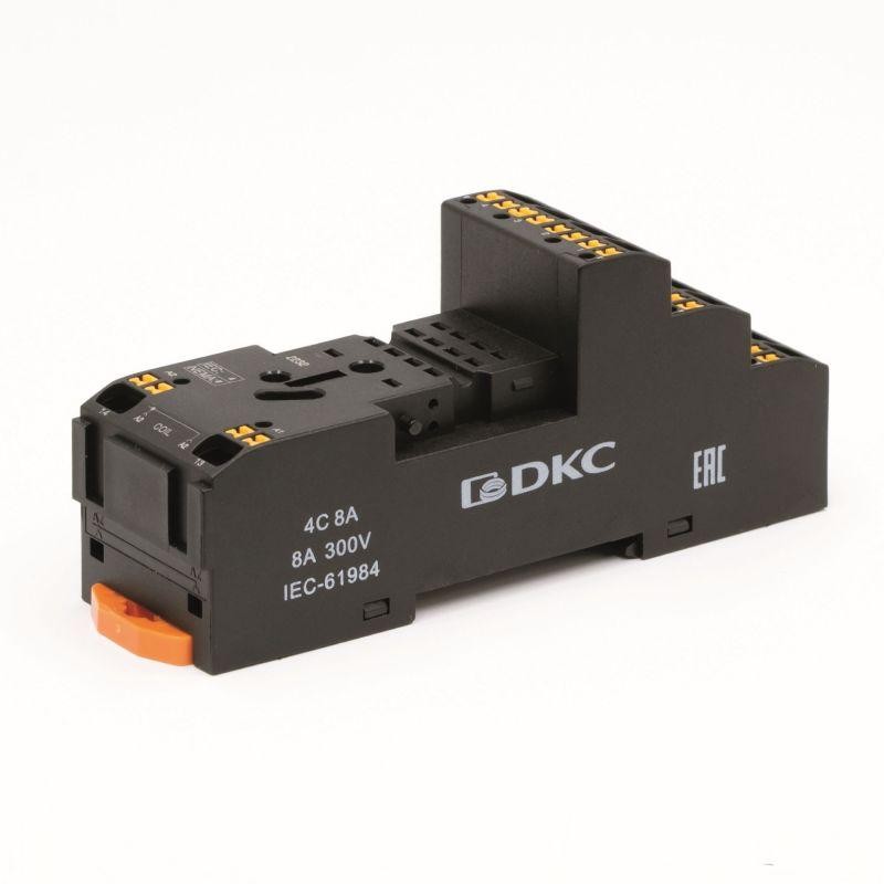 Колодка с клеммами push-in для реле на 2 группы контактов IR-W2CO DKC IR-B2W-PT Колодка с клеммами push-in для реле на 2 группы контактов IR-W2CO DKC IR-B2W-PT