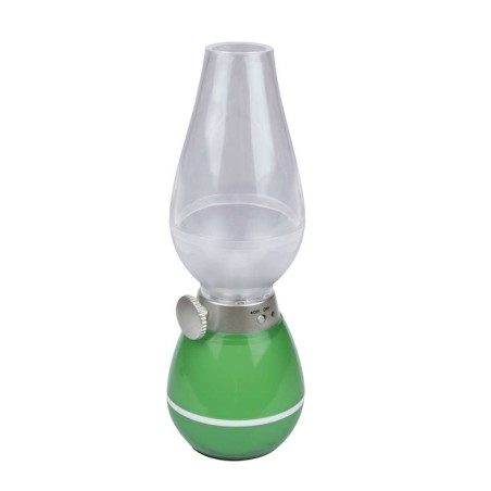 Светильник настольный TLD-538 Green/LED/80Lm/5500K/Dimmer "РЕТРО" 3Вт встроен. Аккум. 400мА.ч зел. Uniel UL-00001502