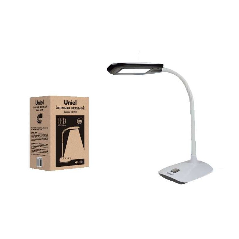 Светильник светодиодный TLD-528 Black/400лм/4500К черн. Uniel UL-00000418